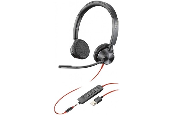Słuchawki Plantronics BLACKWIRE 3325 Nauszne Przewodowe czarny