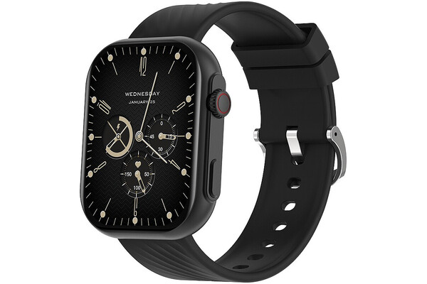 Smartwatch Manta SWU401BK Revo 2.01" czarny