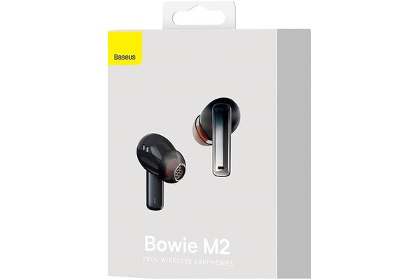 Słuchawki Baseus M2 Bowie Dokanałowe Bezprzewodowe czarny