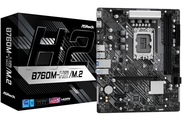 Płyta główna ASrock B760M Socket 1700 Intel B760 DDR5 microATX