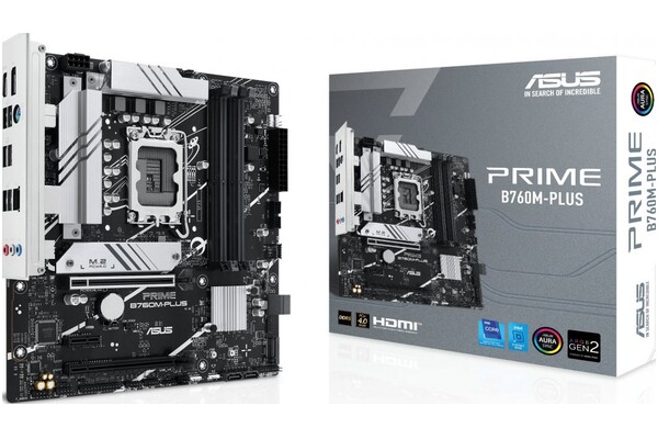 Płyta główna ASUS B760M Plus Prime Socket 1700 Intel B760 DDR5 microATX