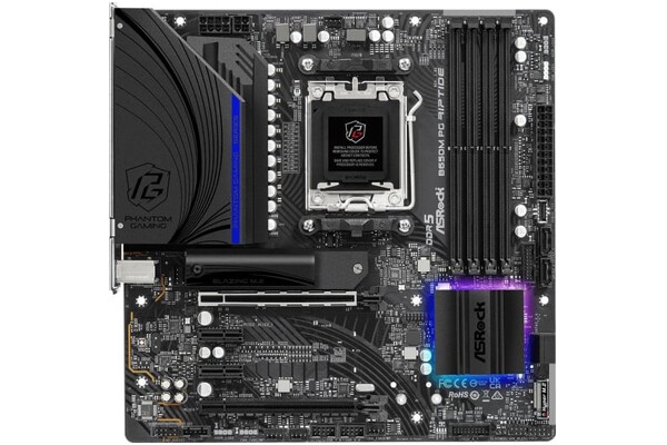 Płyta główna ASrock B650M Phantom Gaming Riptide Socket AM5 AMD B650 miniATX