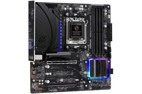 Płyta główna ASrock B650M Phantom Gaming Riptide Socket AM5 AMD B650 miniATX