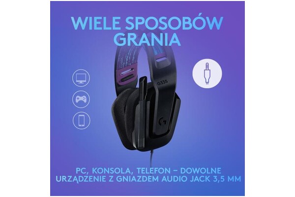Słuchawki Logitech G335 Nauszne Przewodowe