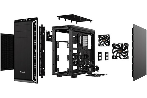 Obudowa PC be quiet! Pure Base 600 Midi Tower czarno-srebrny