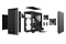 Obudowa PC be quiet! Pure Base 600 Midi Tower czarno-szary