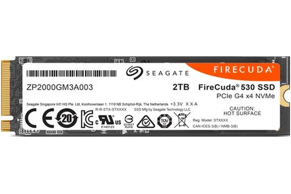 Dysk wewnętrzny Seagate FireCuda 530 SSD M.2 NVMe 2TB