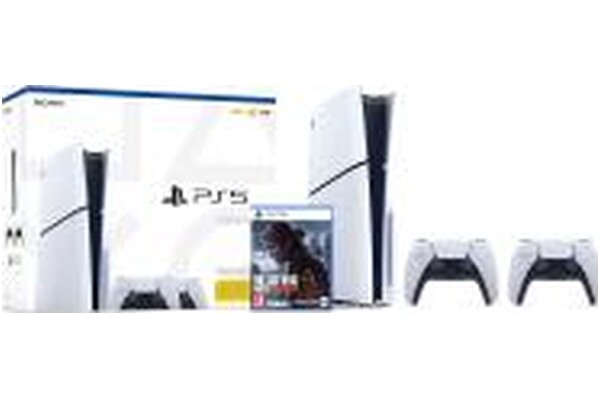 Konsola Sony PlayStation 5 Slim 1TB biały + The Last of Us Part II + Kontroler PlayStation