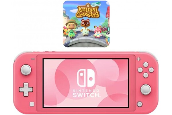 Konsola Nintendo Switch Lite 32GB pomarańczowy + Animal Crossing New Horizons