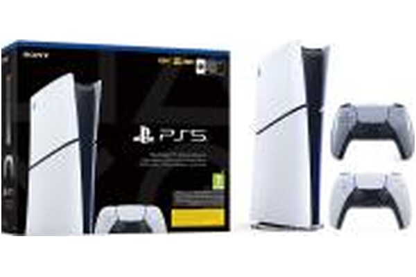 Konsola Sony PlayStation 5 Slim 1TB biały + Kontroler PlayStation