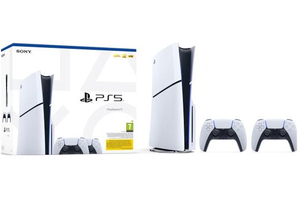 Konsola Sony PlayStation 5 Slim 1TB biały + słuchawki PULSE