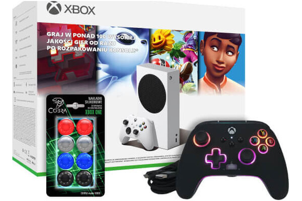 Konsola Microsoft Xbox Series S 512GB biały + Kontroler XBOX