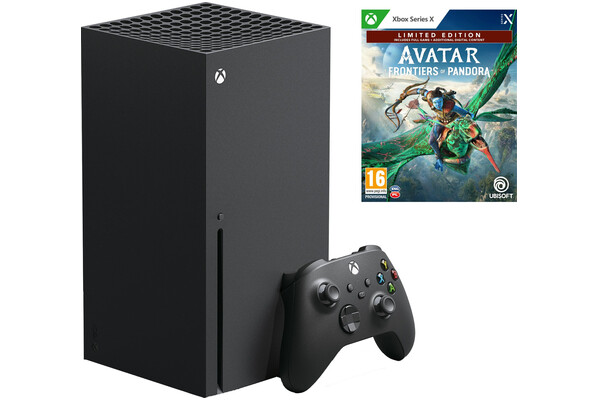 Konsola Microsoft Xbox Series X 1TB czarny + Avatar Frontiers of Pandora