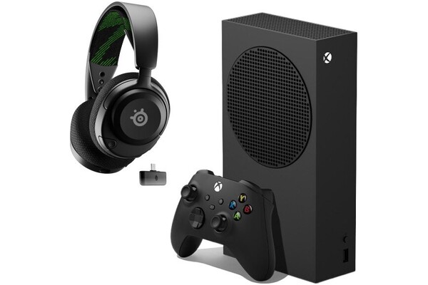 Konsola Microsoft Xbox Series S 1TB czarny + słuchawki STEELSERIES