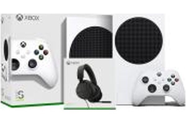Konsola Microsoft Xbox Series S 512GB biały + słuchawki Stereo