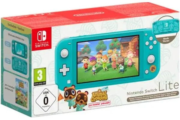 Konsola Nintendo Switch Lite 32GB niebieski + Animal Crossing New Horizons