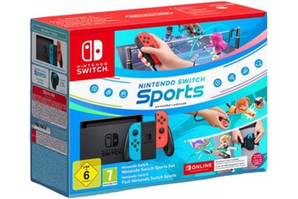 Konsola Nintendo Switch 32GB czarny + Nintendo Switch Sports + 90 dni Nintendo Switch Online