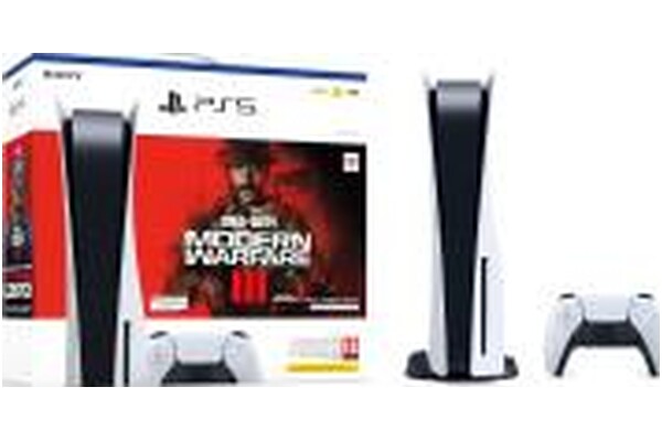 Konsola Sony PlayStation 5 825GB biały + Call of Duty Modern Warfare III