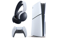 Konsola Sony PlayStation 5 Slim 1TB biało-czarny + Słuchawki Sony