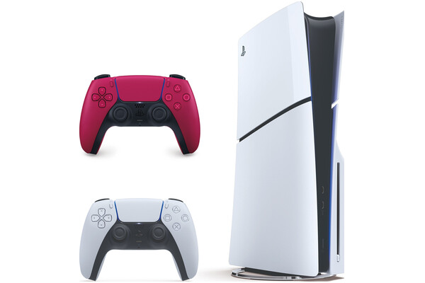 Konsola Sony PlayStation 5 Slim 1TB biało-czarny + Kontroler PlayStation