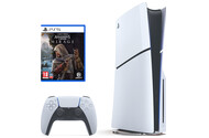 Konsola Sony PlayStation 5 Slim 1TB biało-czarny + Assassins Creed Mirage