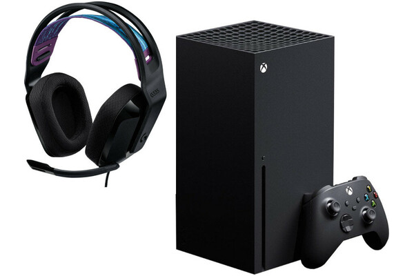 Konsola Microsoft Xbox Series X 1TB czarny + Słuchawki Logitech