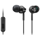 Słuchawki Sony MDREX110AP Dokanałowe Przewodowe czarny
