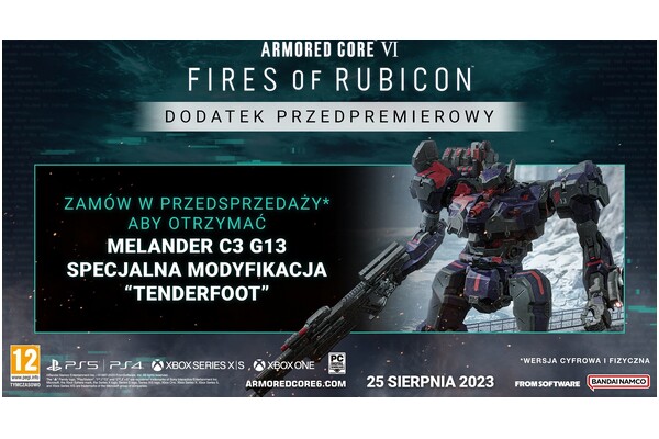 Armored Core VI Fires Of Rubicon Edycja Premierowa Xbox (One/Series X)