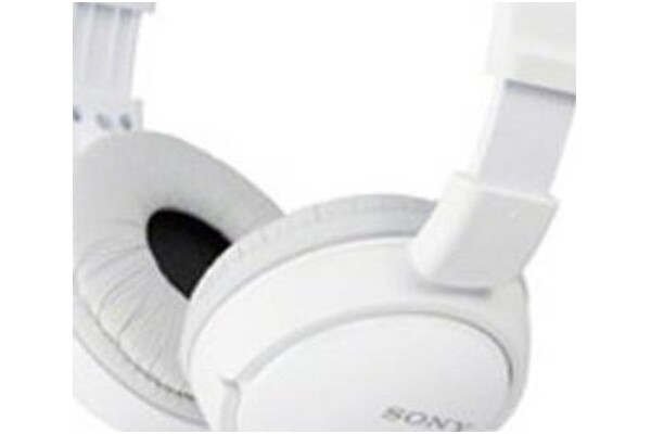 Słuchawki Sony MDRZX110APW Nauszne Przewodowe biały