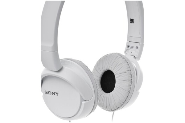 Słuchawki Sony MDRZX110APW Nauszne Przewodowe biały