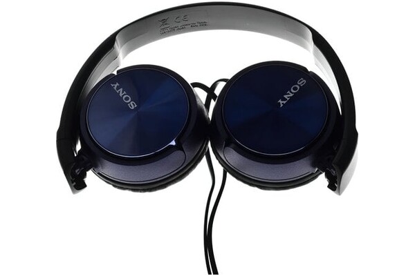 Słuchawki Sony MDRZX310L Nauszne Przewodowe niebieski