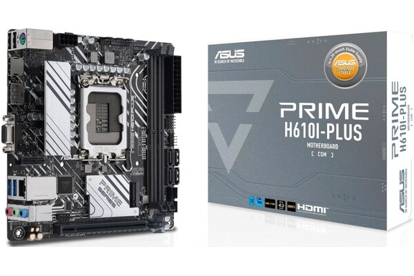 Płyta główna ASUS H610I Plus Prime Socket 1700 Intel H610 DDR5 Mini-ITX