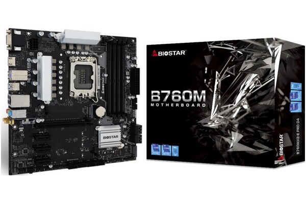 Płyta główna BIOSTAR Pro D4 Socket 1700 Intel B760 DDR4 microATX