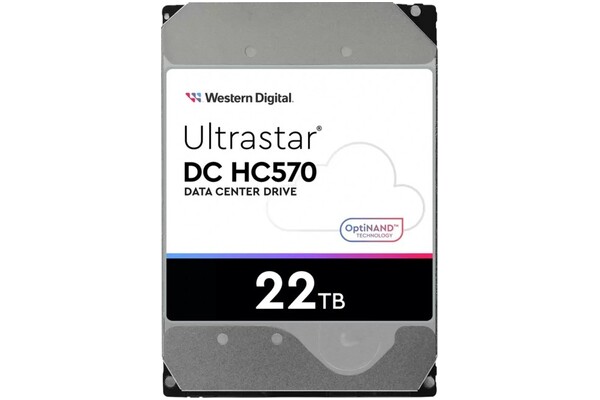 Dysk wewnętrzny WD HC570 Ultrastar HDD SATA (3.5") 22TB