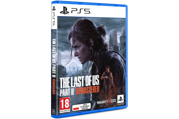 Konsola Sony PlayStation 5 Slim 1TB biało-czarny + The Last of Us Part II Remastered