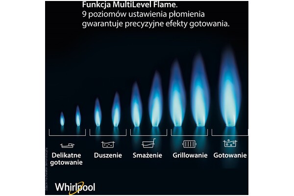 Płyta gazowa z palnikami Whirlpool AKWL628IXL