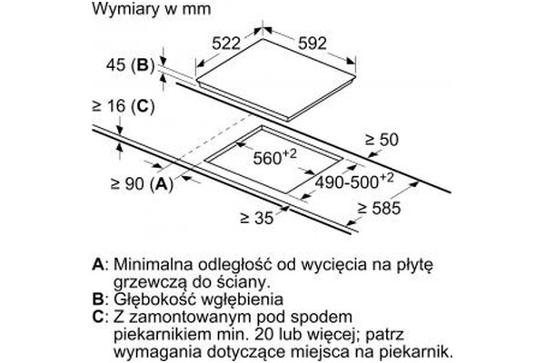 Płyta Ceramiczna Bosch PKE611B17E