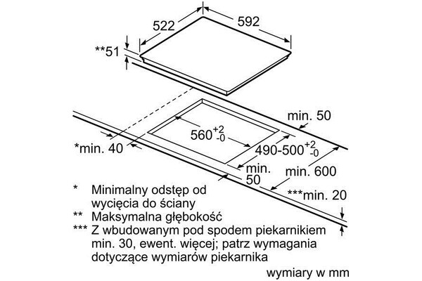 Płyta indukcyjna Bosch PIE631FB1E