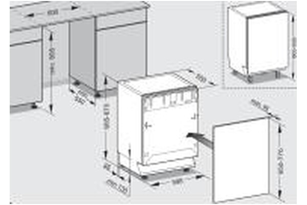 Zmywarka do zabudowy MIELE G7260SCVI