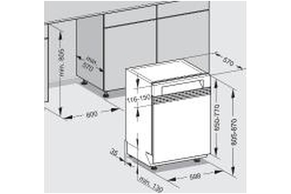Zmywarka do zabudowy MIELE G7600SCI