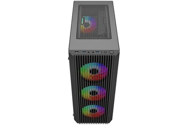 Obudowa PC Gembird CCCFCK600 Fornax K600 Midi Tower czarny