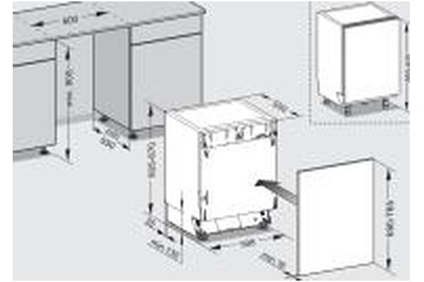 Zmywarka do zabudowy MIELE G7380SCVI