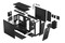 Obudowa PC Fractal Design Meshify 2 Solid Compact Desktop czarny