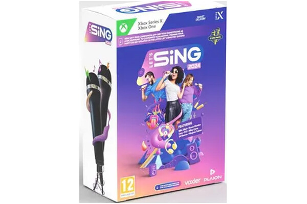 Lets Sing 2024 + 2 mikrofony Xbox (One/Series X)