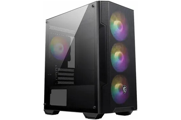 Obudowa PC MSI M100A MAG Forge M100A Micro Tower Czarno-przezroczysty