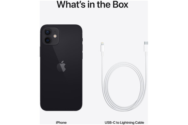 Smartfon Apple iPhone 12 5G czarny 6.1" 4GB/64GB