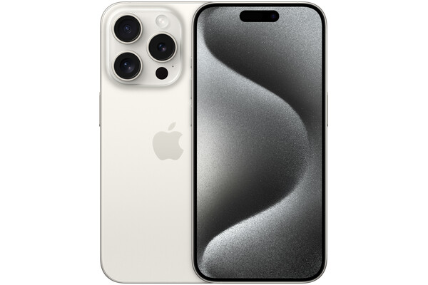Smartfon Apple iPhone 15 Pro 5G Tytan Biały 6.1" 6GB/128GB