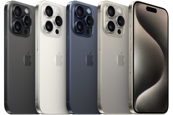 Smartfon Apple iPhone 15 Pro 5G Tytan Biały 6.1" 6GB/128GB