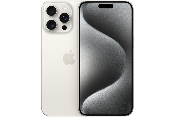 Smartfon Apple iPhone 15 Pro Max 5G Tytan Biały 6.7" 6GB/512GB