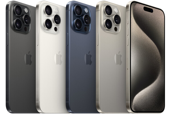 Smartfon Apple iPhone 15 Pro Max 5G Tytan Biały 6.7" 6GB/512GB